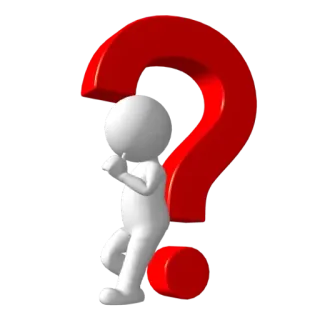 💟 9f107f6a question, point, rouge, réflexion, doute, incertitude whatsapp sticker