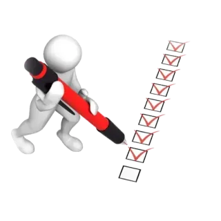 💟 f2c1bf55 liste de contrôle, sondage, tâches, écriture, case à cocher, formulaire whatsapp sticker