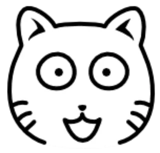 🙀 7878089c cat, animal, cartoon, pet, emoji, sticker telegram sticker