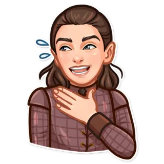 Arya Stark telegram stickers