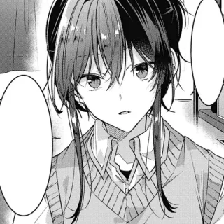 🎤 224090b9 Anime, Manga, Dziewczyna, Mundur szkolny, Portret telegram sticker