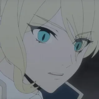 🐚 430cd5f6 动漫, 角色, 金发, 蓝眼睛 telegram sticker