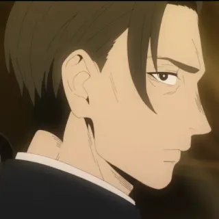 🚬 4a45cfc1 男人, 动漫, 肖像, 严肃, 角色 telegram sticker