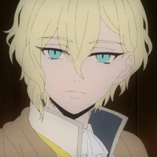 🐚 59078353 动漫, 角色, 金发, 蓝眼睛 telegram sticker