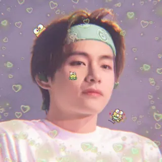 🦖 65f2e90c V kpop, bts, taehyung, coreano, cantante, ídolo telegram sticker