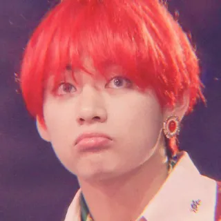 🥺 b3b22240 V V, BTS, K-Pop, Cantante, Ídolo, Coreano, Boy band telegram sticker