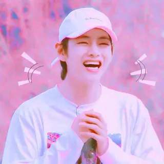 ⭐️ c46815d7 persona, riendo, sonriendo, feliz, retrato, kpop, ídolo, hombre telegram sticker