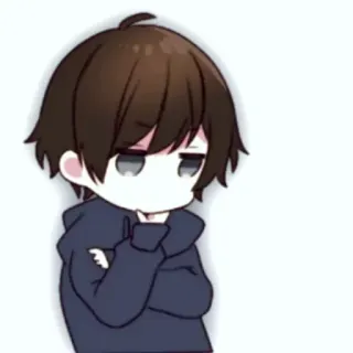 🤔 e6c02b57 动漫, 男孩, 角色, 可爱, 卡通 telegram sticker