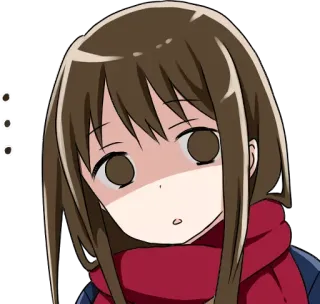 😐 cb69fd75 аниме, испуганный, милый, в шоке, девушка, манга, смущенный telegram sticker