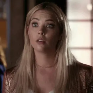 🍟 0a81f4bb mujer, rubia, impactada, retrato, expresión, persona telegram sticker