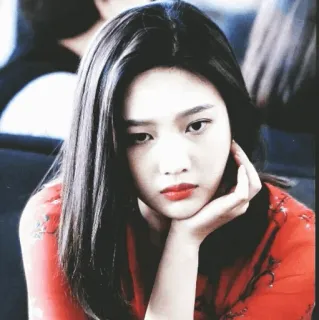 💮 a6089721 wanita, potret, kecantikan, lipstik merah, orang telegram sticker