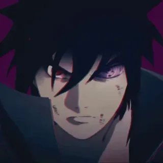 😠 07664a0a Sasuke Uchiha Naruto อนิเมะ, มังงะ, ซาสึเกะ, นารูโตะ, นินจา, อุจิวะ, เนตรวงแหวน telegram sticker