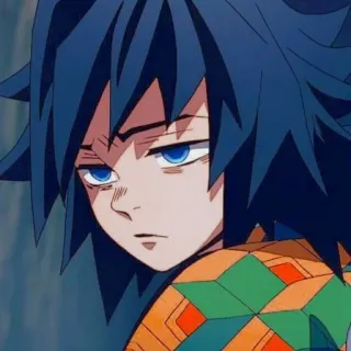 🤫 30bb7480 Giyu Tomioka Demon Slayer อนิเมะ, ดาบพิฆาตอสูร, กิยู โทมิโอกะ, มังงะ, ตัวละคร telegram sticker