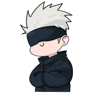 🙃 4bafcced Gojo Satoru Jujutsu Kaisen อนิเมะ, มังงะ, โกะโจ ซาโตรุ, มหาเวทย์ผนึกมาร, การ์ตูน telegram sticker