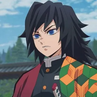 😠 a35d4bb6 Giyu Tomioka Demon Slayer อนิเมะ, ดาบพิฆาตอสูร, กิยู โทมิโอกะ, ดาบ, เสาหลัก telegram sticker