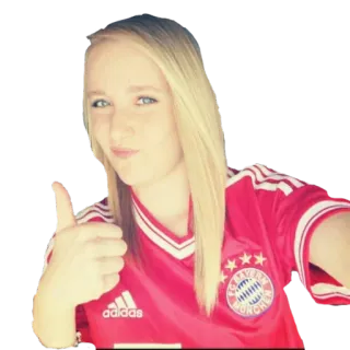 👍 571ca9ec woman, thumbs up, portrait, selfie, girl, person telegram sticker