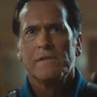 😐 b2d183f8 Ash Williams Evil Dead 恐怖, 电影,  культовый фильм, 动作, 艾什, 鬼玩人 telegram sticker