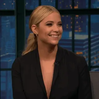 🌔 c35ef489 Ashley Benson actress, portrait, celebrity, woman whatsapp sticker