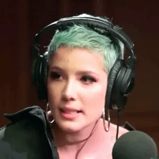 🕊 ef6b419c Halsey promi, sänger, porträt, musik whatsapp sticker