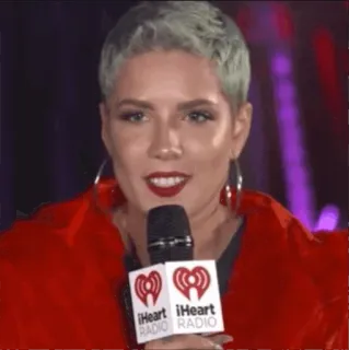 😐 5ceb5991 iHeart RADIO musica, radio, iHeart, Halsey telegram sticker