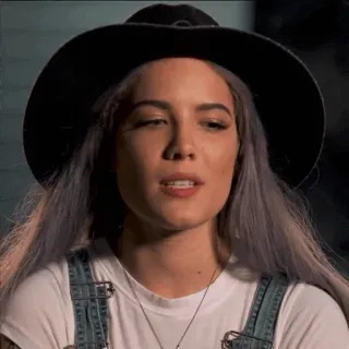 😐 fab3f795 Halsey Halsey, cantante, musicista, donna, celebrità telegram sticker
