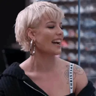 💧 0755f40e Halsey penyanyi, musisi, selebriti, bintang pop, Halsey, wanita whatsapp sticker