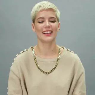 🔌 0b8918d0 Halsey wanita, orang, penyanyi, selebriti, potret whatsapp sticker