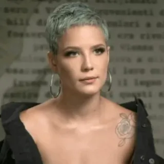 🔌 af4e9d48 Halsey Halsey, penyanyi, musisi, selebriti, wanita whatsapp sticker