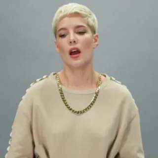 🔌 e3c2317c Halsey Halsey, penyanyi, musik, potret, selebriti whatsapp sticker