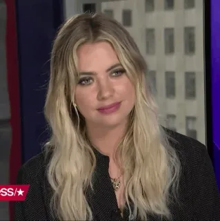 ☔️ 5253b718 Ashley Benson actress, woman, blonde hair, celebrity, portrait telegram sticker