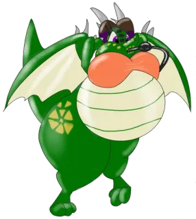 🎈 1d94eb4e dragão, desenho animado, fantasia, animal, mítico, criatura telegram sticker