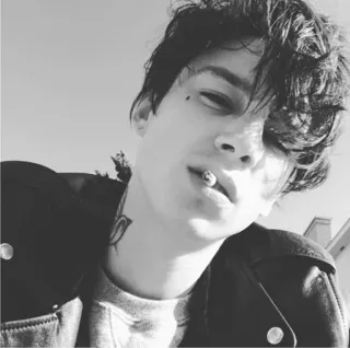 💲 1b2d2c91 person, cigarette, smoking, tattoo, portrait telegram sticker