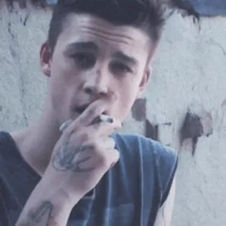 💲 c2ddad8c smoking, cigarette, man, tobacco, addiction telegram sticker