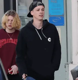 💲 ee12336a STRAY RAT teenagers, youth, streetwear, casual, fashion, smoking telegram sticker