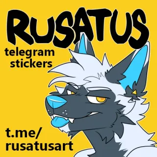 ℹ️ d0b3b262 RUSATUS
telegram stickers
t.me/
rusatusart Furry, Serigala, Stiker, Telegram, Media sosial, Karakter, Seni telegram sticker