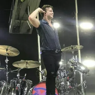 ➰ ffd83704 baterista, música, banda, apresentação, músico telegram sticker