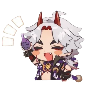 Пакунок Ашу telegram stickers