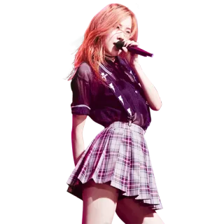 🎤 9d68f02b Rosé cantante, K-pop, femmina, idol, celebrità, Rosé, Blackpink whatsapp sticker