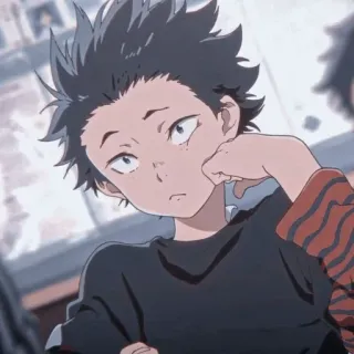 😕 cb0ab362 Shoya Ishida A Silent Voice อนิเมะ, ตัวละคร, เศร้า, มังงะ, เด็กผู้ชาย, อิชิดะ telegram sticker