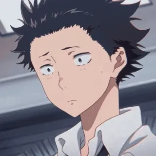 😥 ff222222 อนิเมะ, เด็กผู้ชาย, ตัวละคร, ภาพประกอบ telegram sticker