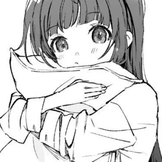 ☁️ 7df527f0 Anime, Fille, Oreiller, Kawaii, Manga, Mignon telegram sticker