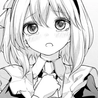 ☁️ 935621f9 Anime, Manga, Fille, Pleurs, Triste, Personnage, Illustration telegram sticker