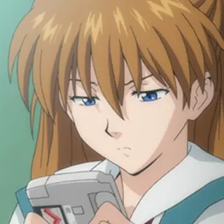 ๐ฑ 4aad1bcd Asuka Langley Soryu Neon Genesis Evangelion anime, evangelion, asuka, character, girl telegram sticker