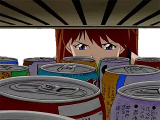 A lot of Asuka (Evangelion) telegram stickers
