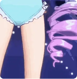 🥵 68e5d51c leg, anime, character, thighs, girl telegram sticker