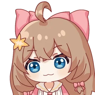 🍚 2135521e อนิเมะ, น่ารัก, การ์ตูน, จิบิ, สีชมพู, คาวาอิ telegram sticker