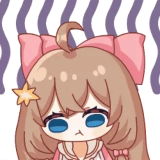 😰 b46b30d7 อนิเมะ, สติกเกอร์, การ์ตูน, เศร้า, น่ารัก telegram sticker