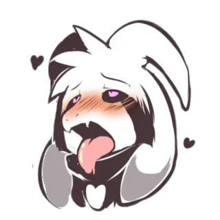 😜 bda4d8d9 Asriel Dreemurr Undertale koza, potwór, undertale, anime, słodki whatsapp sticker