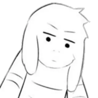 Asriel telegram stickers