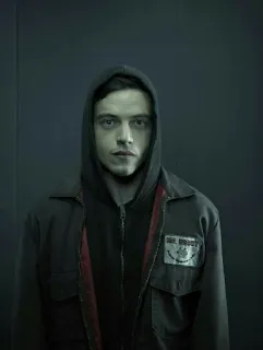 😐 852972c3 Elliot Alderson Mr. Robot Mr. Robot, Rami Malek, Elliot Alderson, Hacker, Série TV, USA Network telegram sticker